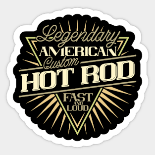 Ameriocan Custom Hot Rod Sticker